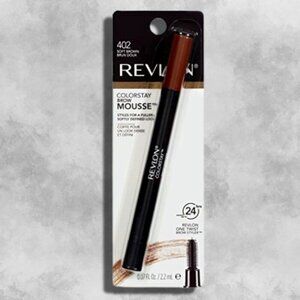 Revlon Colorstay Brow Mousse Fuller Softly Defined Look 402 Soft Brown 22ml BNWT